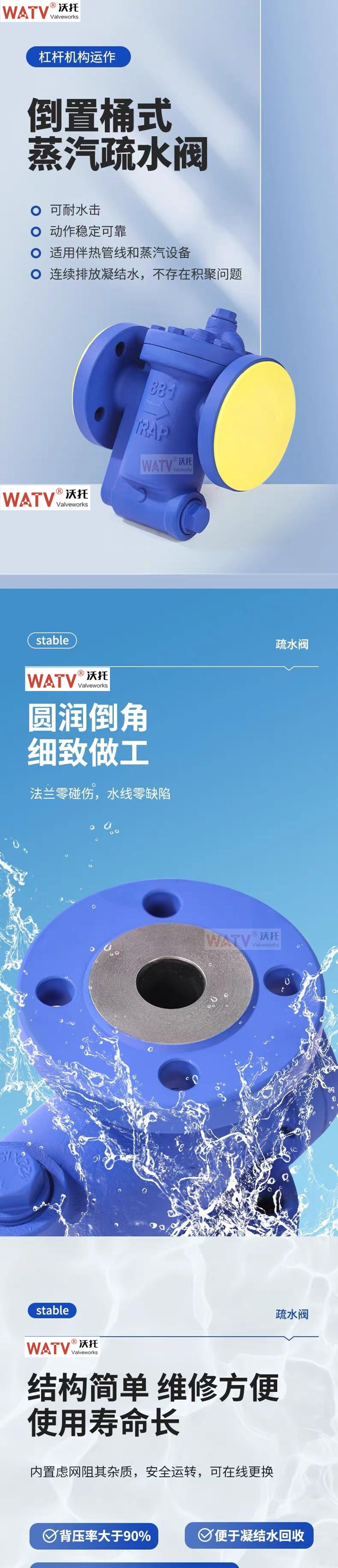 倒置桶式疏水阀‌